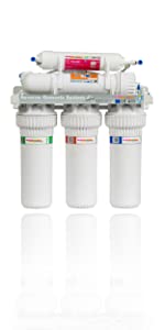 Water2buy Osmoseur RO500 | Système de filtre à eau par Osmoseur en 5 étapes sans pompe
