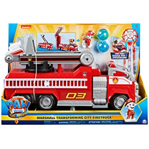 Pat Patrouille Paw Patrol camion pompiers transformable marcus chiots film dessin animé