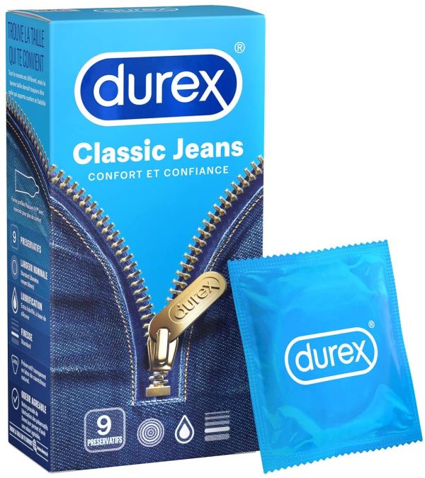 Durex Préservatif Classic Jeans confort et confiance - 9 Préservatifs – Image 4