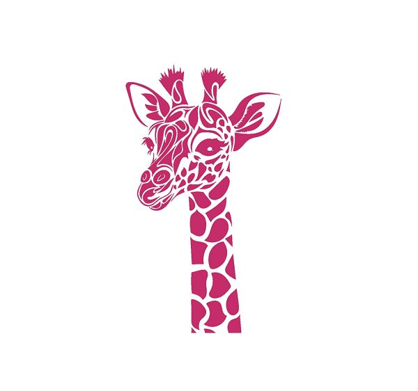 Girafe en flex thermocollant : Différentes Couleurs – Image 9