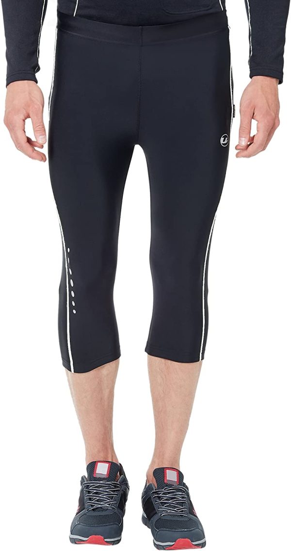 Ultrasport Effetto Compressivo E Funzione Quick Dry 3/4 Pantalon 3/4 de course Homme – Image 7