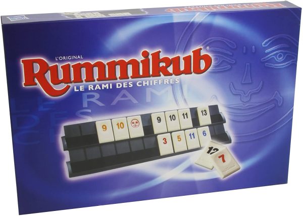 Rummikub Chiffres, Jeu de societe de reflexion, Jeu de plateau type educatif, Version francaise 132011012