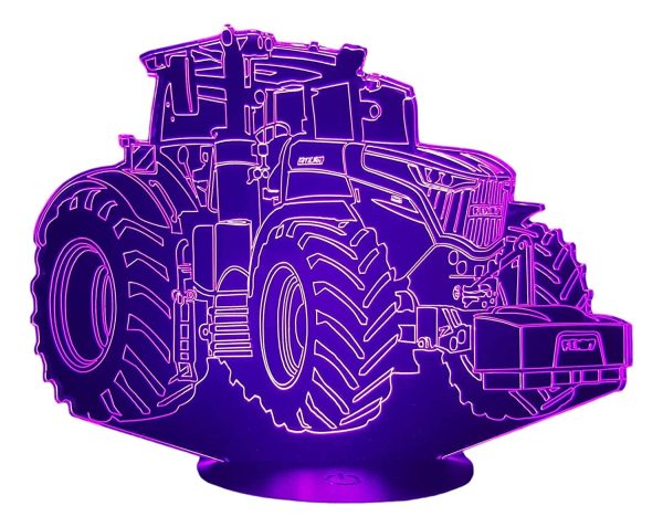 FEN Tracteur, Lampe illusion 3D à LED - leds illusion 3D - 7 Couleurs – Image 8