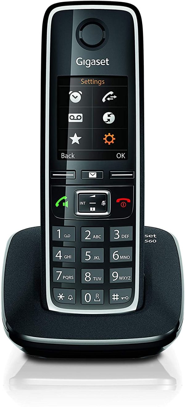 C560 Téléphone Portable, Transfert d'appels, sonneries et répertoire Personnalisables, Mains Libres et écran Couleur, Noir [Version Italienne] – Image 3