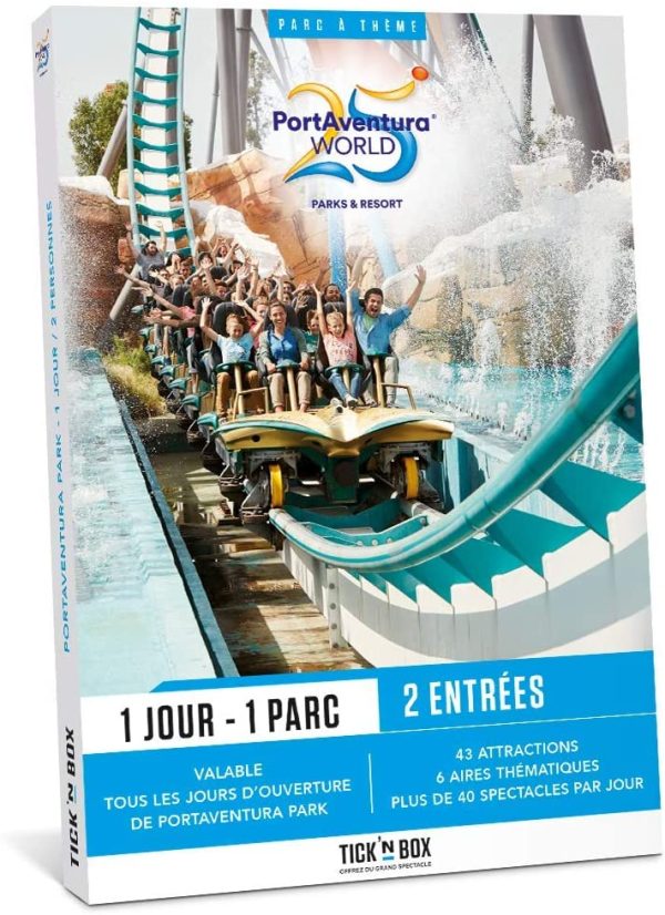 Tick&Box - Coffret Cadeau Entrées Parc PortAventura 1Jour - 1Parc – Image 2