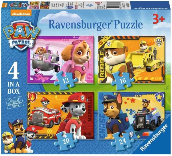 Ravensburger ??Paw Patrol ??4 Puzzles de la Pat Patrouille ??12, 16, 20, 24 Pièces ??14x19 cm – Image 4