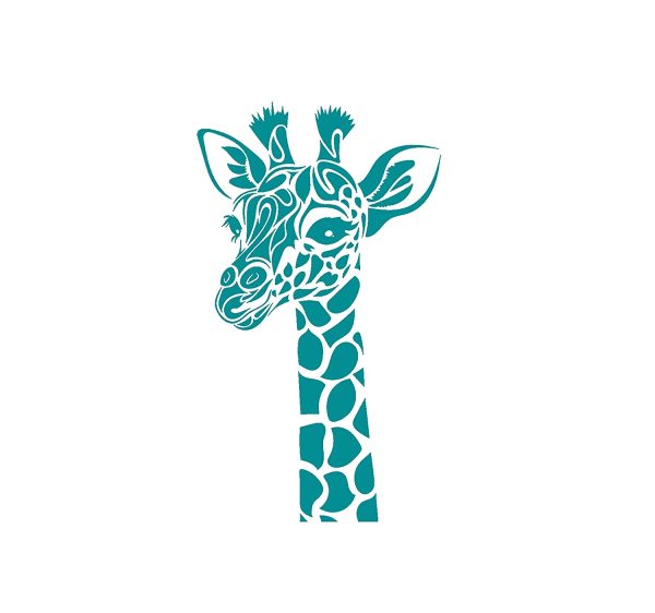 Girafe en flex thermocollant : Différentes Couleurs – Image 5