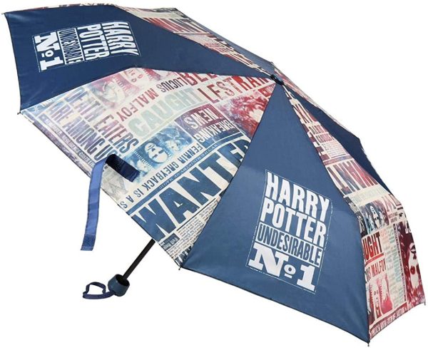 CRDÁ LIFE'S LITTLE MOMENTS - Parapluie à main pliable pour enfants de Harry Potter parapluie à main pliable pour enfants de Harry Potter - Licence officielle Warner Bros, enfants, Rouge, Taille unique – Image 6