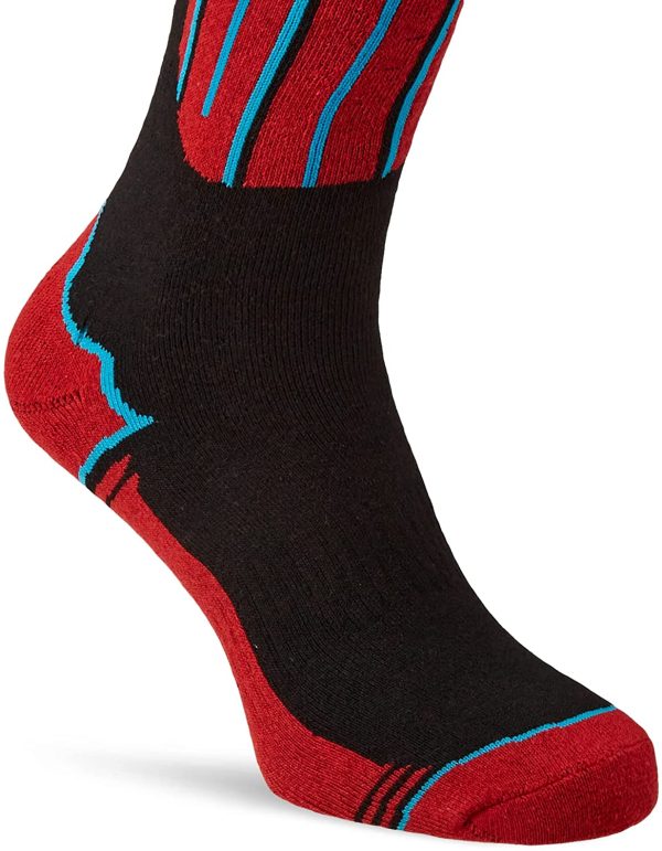 FM London Thermal Ski Socks Multipack Chaussettes Montantes, Multicolore (Assorti), (Lot de 4) Homme EU 39-45 – Image 4