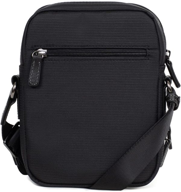 Hexagona Paris - Sacoche - pour Homme - Collection Travel - Noir - en Nylon - 1 bandoulière réglable - Porte-Documents - Serviette - Sacoche - Besace - Sac à Main bandoulière – Image 4