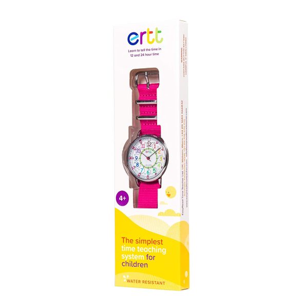 EasyRead Time Teacher ERW-COL-24-PK Montre d’apprentissage pour filles – Image 7