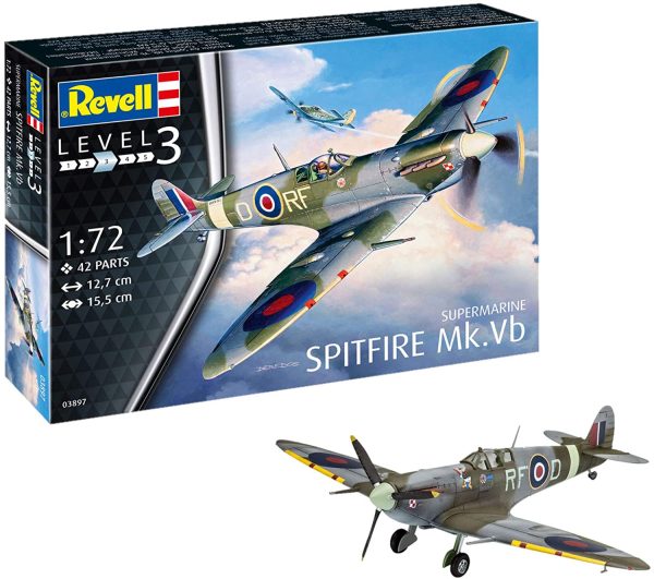 Revell- Maquette d'avion Spitfire MK. VB, 03897 – Image 6