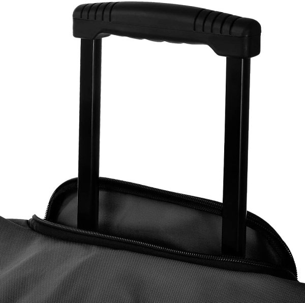 Deuba Sac De Voyage XXL Noir à roulettes Trolley 160L Sac de Sport poignée télescopique 3 Roues – Image 7