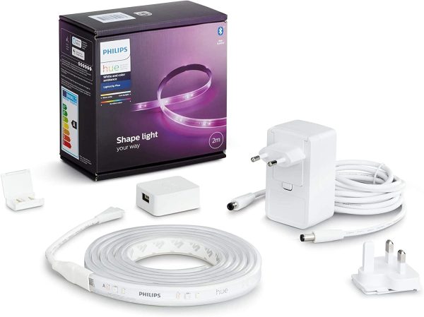 Philips Hue White & Color Ambiance Indoor LightStrips+ 2m base connectique, compatible Bluetooth – Image 5