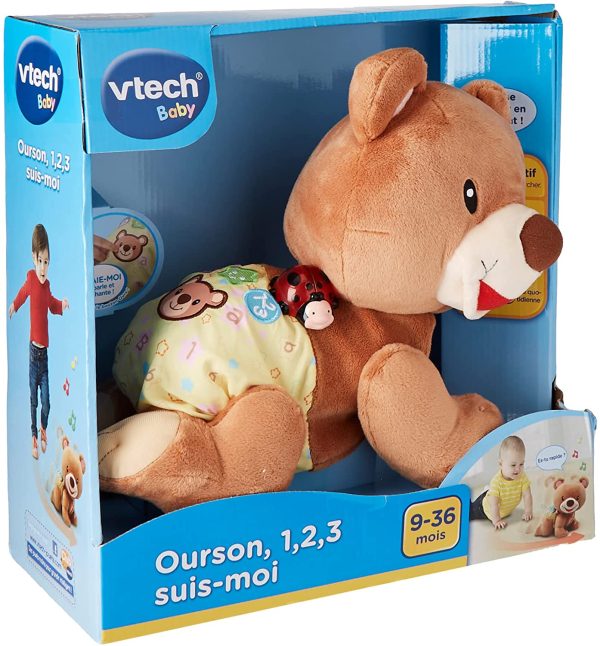 Vtech - 181105 - Jouet Musical - Ourson, 1,2,3 Suis-moi - Version FR