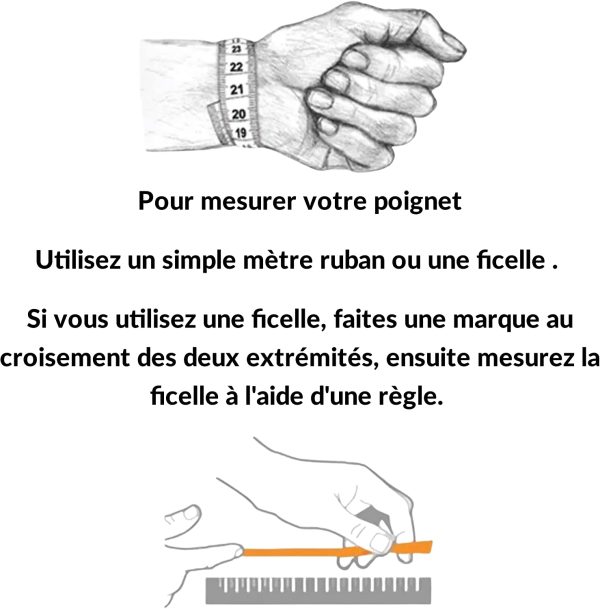 GENAC Bracelet Pour Homme En Cuir Véritable De Haute Qualité Et Acier Inoxydable Avec Fermoir Magnétique Amovible Pour Régler Facilement La Longueur Le Bijou Parfait Pour Une Super Idée Cadeau – Image 3