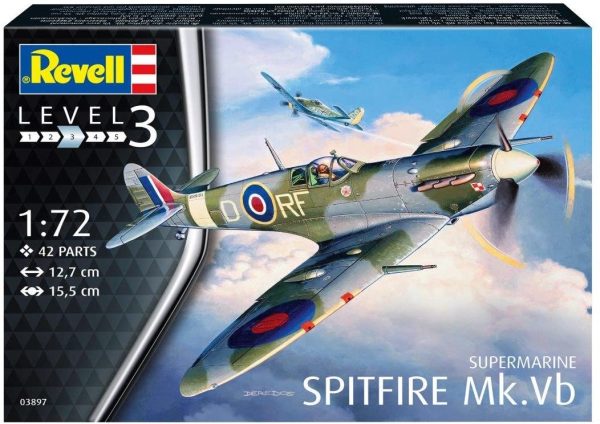 Revell- Maquette d'avion Spitfire MK. VB, 03897 – Image 5