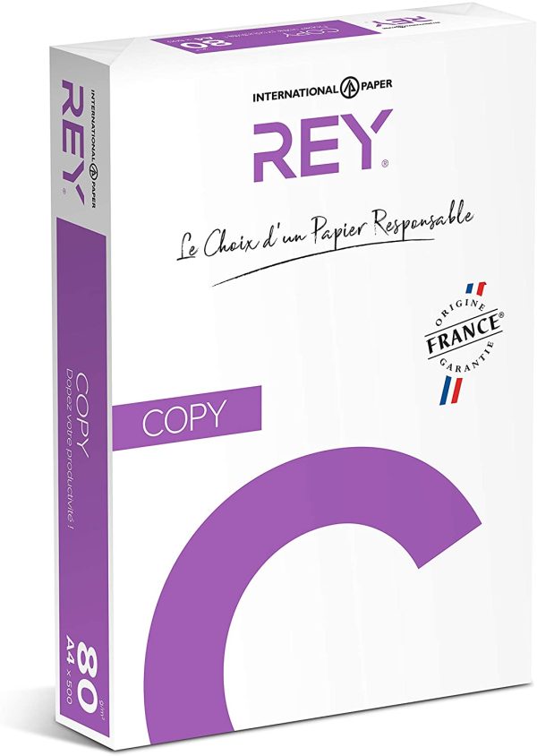 REY® COPY, papier reprographique, blanc, 80g, A4, PEFC?? ramette de 500 feuilles – Image 5