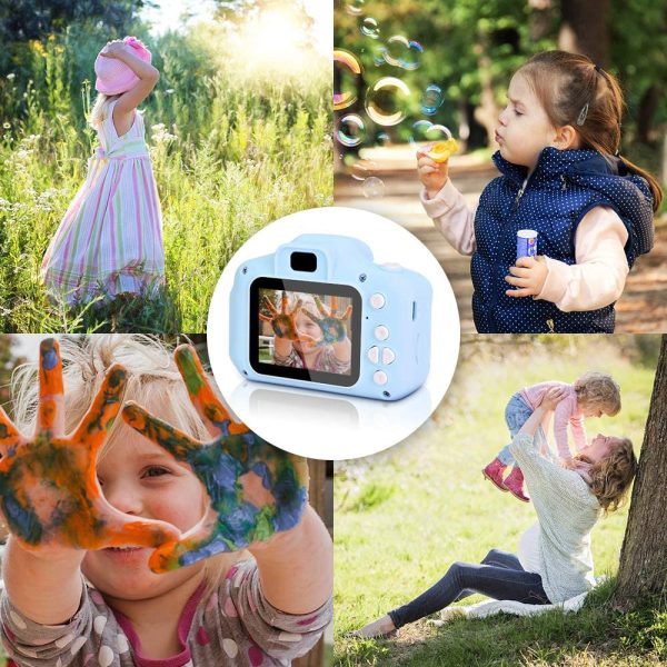 Kids Camera Appareil Photo Numérique Enfant Mini Numérique Caméra pour Enfant Mini Toy Camera avec écran 1080P et Carte SD de 32 Go Cadeaux créatifs