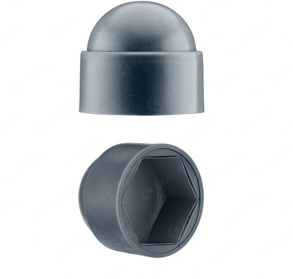 Cache-écrous M5 (pour la clé 8) anthracite | 10 pcs. | Bouchons Capuchon Embout – Image 2