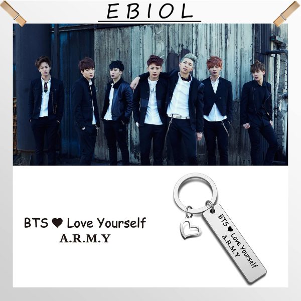 EIGSO Porte-clés BTS Love Yourself - Cadeau pour les fans des Bangtan Boys – Image 2