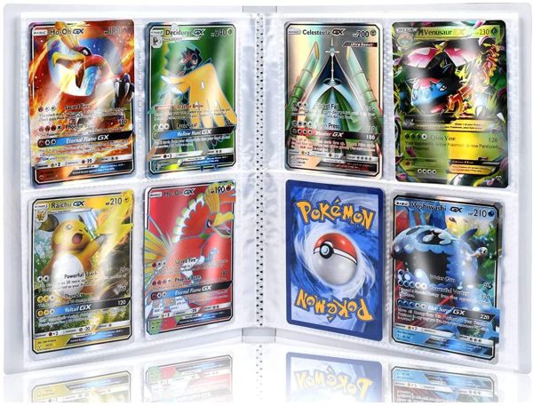 ESOOR Pokémon Carte Album, Pokémon Cartes Titulaire, Pokémon classeur pour Cartes Album Livre Protection pour Pokémon Commerce Cartes GX EX boîte(Sun&Moon) – Image 4