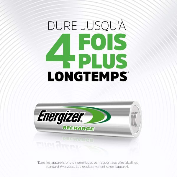 Piles Rechargeables AA, Recharge Power Plus, Lot de 4 – Image 6