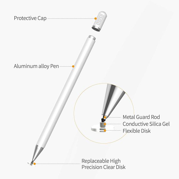 Stylet écrans Tactile,Capacitif Stylo Universel pour/Téléphone/Tablett/Android/Apple/iPhone/iPad Pro/Mini/Air/Surface/Samsung/LG/Autres Tactil écrans – Image 8