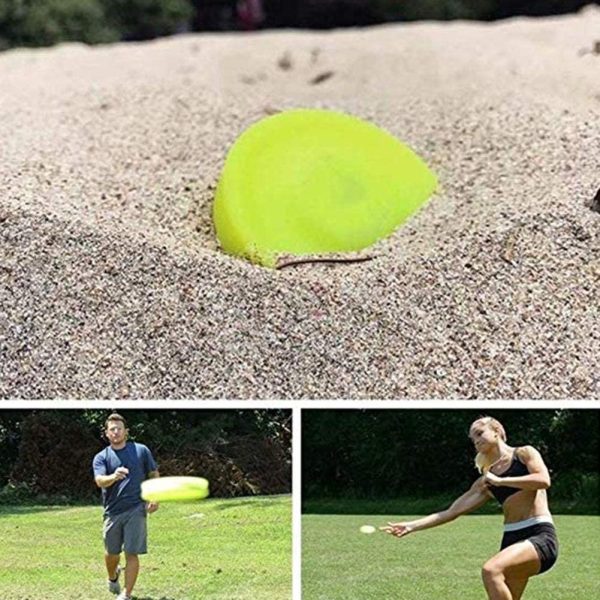 Colmanda Mini Silicone Soucoupe, 3 Pièces Frisbee en Silicone Jeu de Plein Air Mini UFO Silicone Jeu des Prises Fun Sports Silicone Ultimate Mini pour Enfants et Adultes – Image 3