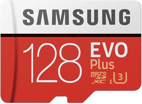 Evo Plus Carte mémoire Micro SD SDXC Classe 10 128 Go U3 100 Mo/S (MB-MC128HA APC)