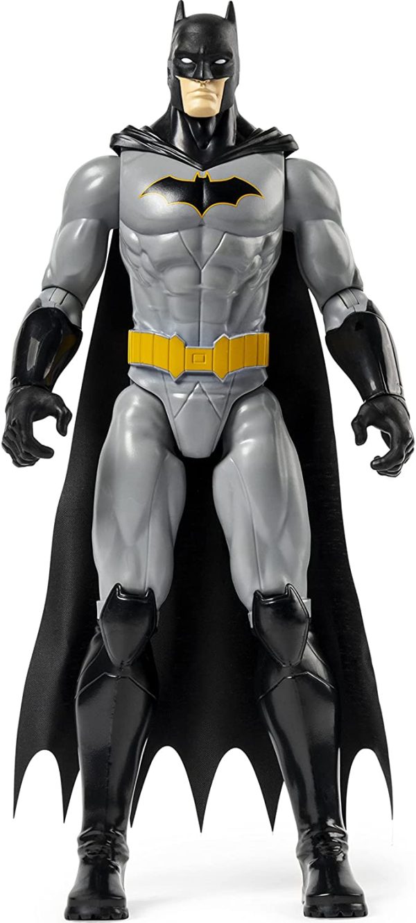 BATMAN - FIGURINE BATMAN RENAISSANCE 30 CM - DC COMICS - Figurine Batman Articulée De 30 cm - 6063094 - Jouet Enfant 3 Ans et + - Gris Et Noir FIGURINE – Image 4