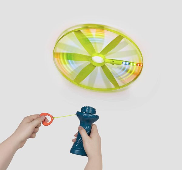 Battat-BX1592Z Disque Volant Lumineux avec Lanceur-Light-Up Disc-Oh Flyers ??pour Enfants de 3 Ans et Plus, BX1592Z, Multicolore – Image 5