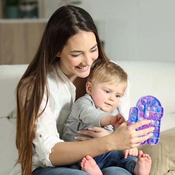 Pop IT Among us Cadeau Enfant | Fidget Toy Pop Bubble en Silicone -Lutte Contre Le Stress et l’anxiété- Idéal pour la Concentration et Ses capacités sensorielles (Among US)