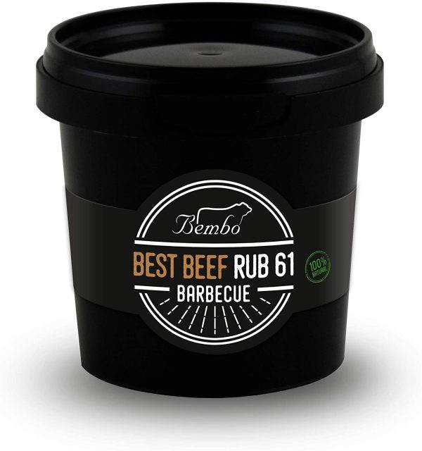 BEMBO BARBECUE - Best Beef - Rub BBQ - Mélanges D'épices Pour Barbecue - Bembo Spices & Rub - Made in Italy - 500g