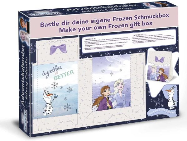 CRAZE Calendrier de l'Avent 2021 Disney La Reine des Neiges 2 Calendrier de Noël Enfant Frozen 2 Jouet Fille & Garçon et Fournitures Scolaires 31247 Multicolour – Image 8