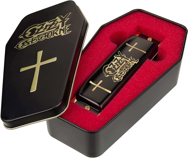 HOHNER M666 Ozzy Osbourne Key of C Harmonica Coffin Box – Image 3