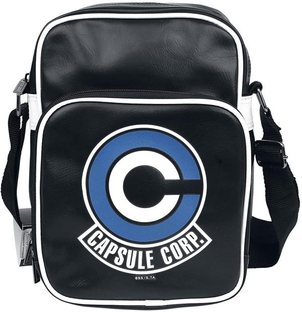 Dragon Ball Z Capsule Corp. Sac à bandoulière noir – Image 5