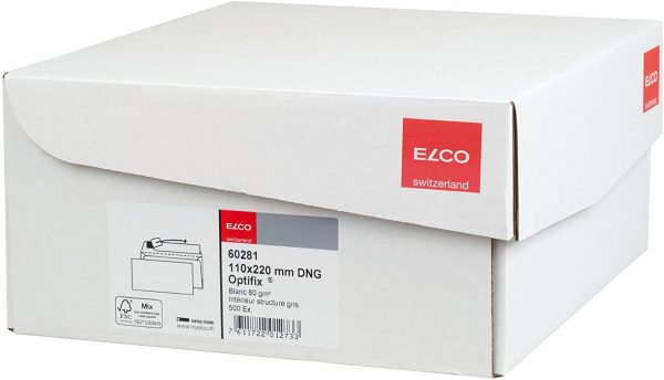 Elco 60281 Boite de 500 enveloppes sans fenêtre Format DL Blanc & Scotch 8.1975C32 Pack de 3 Dévidoirs de Ruban 19 mm x 7,5 m – Image 4