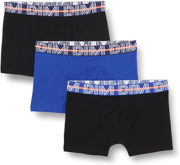 Dim Boxer Ecodim coton stretch coloré Garçon x4 – Image 4