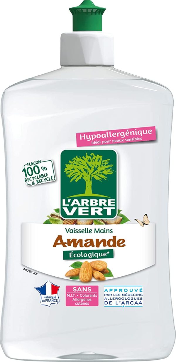 L'Arbre Vert - Liquide Vaisselle - Amande - 500 ml – Image 3