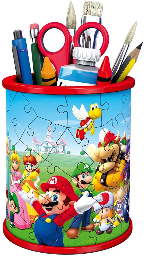 Ravensburger- Puzzle 3D 54 pièces Pot à Crayons-Super Mario Brothers Enfant, 4005556112555 – Image 3