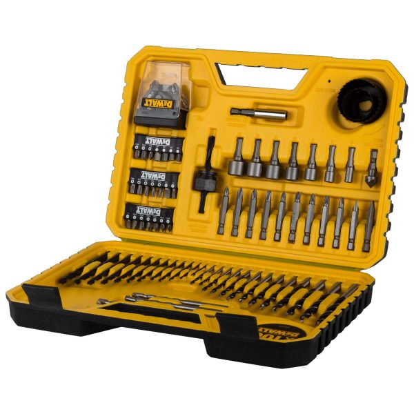 DEWALT - Coffret de 100 Pièces de Perçage et Vissage Haute Performance - DT71563-QZ ??Assortiment Polyvalent pour Perceuse et Tournevis ??Coffret avec Rangement pour Accessoires d’Outils Robuste – Image 2