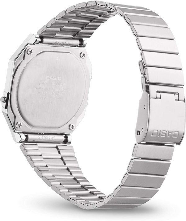 Casio Collection A700WE Montre numérique pour Femme avec Bracelet en Acier Inoxydable – Image 7