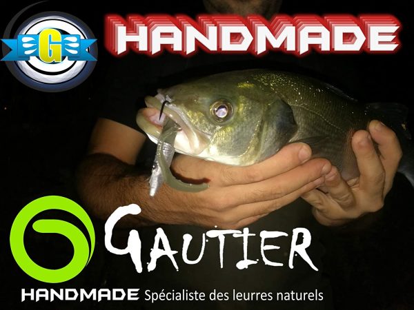 G de Gautier - 15 gr 120 mm VERT KAKI - leurre extra souple et ultra élastique pêche au loup bar mer et eau douce 100% Français – Image 7