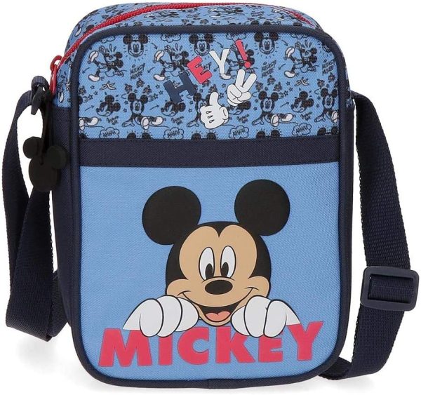 Disney Mickey Moods Bandoulière Rouge 15x19x10 cms Polyester