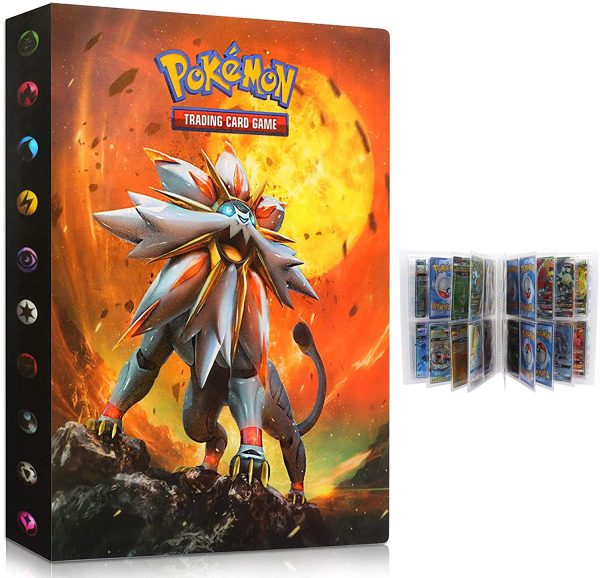 ESOOR Pokémon Carte Album, Pokémon Cartes Titulaire, Pokémon classeur pour Cartes Album Livre Protection pour Pokémon Commerce Cartes GX EX boîte(Sun&Moon) – Image 8