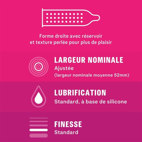 Durex - Préservatifs Pleasure Ultra - 10 Preservatifs Ultra Perlés – Image 4