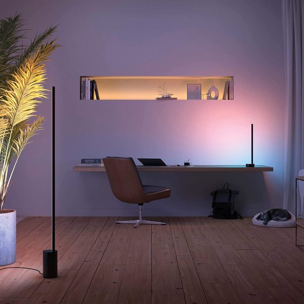 Philips Hue White and Color Ambiance, Lampe à poser Gradient Signe Blanc – Image 3