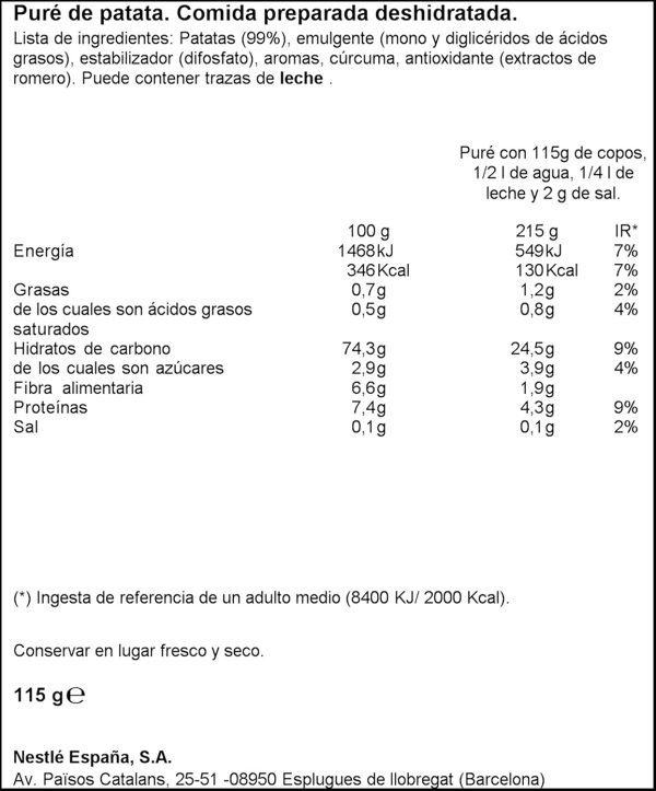 Puré Patata Maggi Normal 115g – Image 3