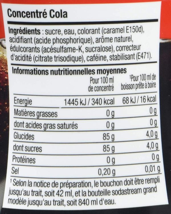 Sodastream Concentré Saveur Cola, 500ml – Image 2